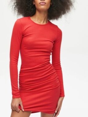 Michael stars red jordan above knee dress